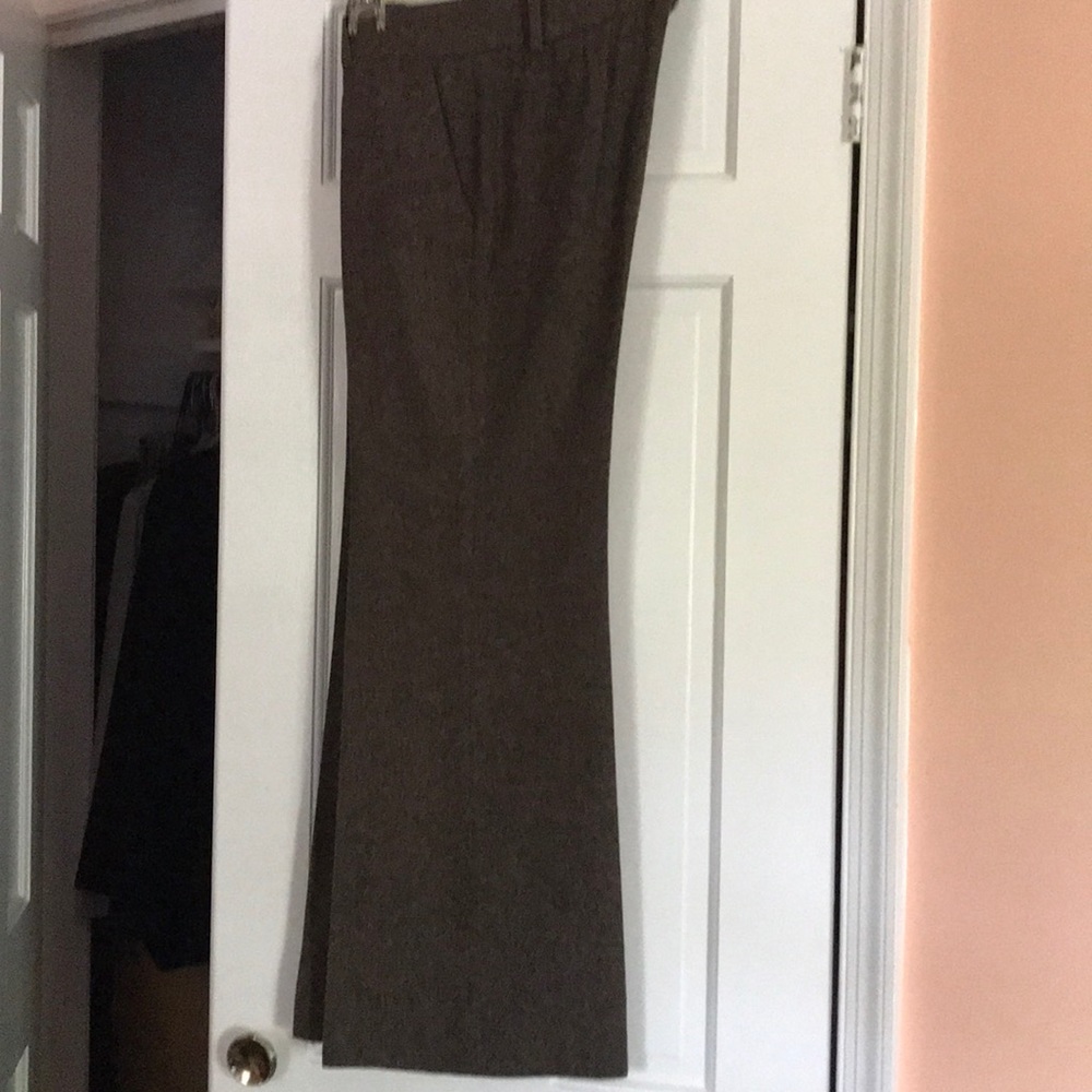 Zara Basic brown suitopants legged in size 6 Petite